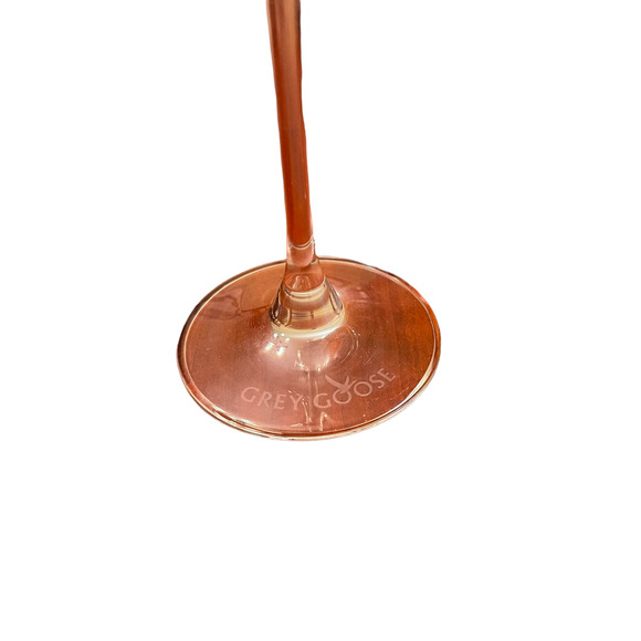 Grey Goose 7.5" Martini Vodka Glasses‎ Set Of Two Etched Crystal Clear - Picture 4 of 7